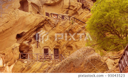 Monastery in Georgia, David Gareja caves Monastery in Georgia, David Gareja caves 93043523