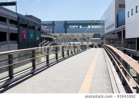 [大田川站]車站前的步行甲板景觀 93043892