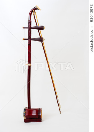 Chinese traditional bowed string instrument Erhu Chinese traditional bowed string instrument Erhu 93043978