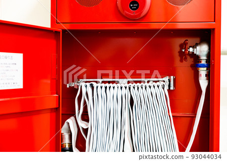Indoor fire hydrant hose storage state Indoor fire hydrant hose storage state 93044034