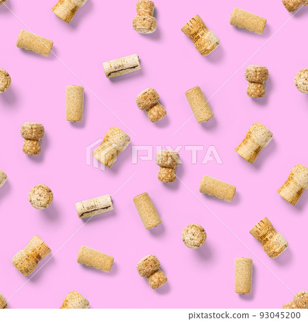 seamless pattern wine corks on a white backlit background. wine seamless pattern with corks and corkscrew for fabric print, paper print, wallpapers, design. seamless pattern wine corks on a white backlit background. wine seamless pattern with corks and corkscrew for fabric print, paper print, wallpapers, design. 93045200