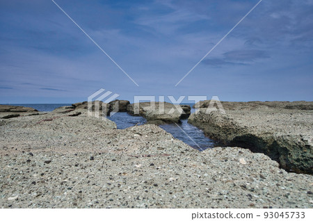 青森縣深浦千疊敷風景 93045733