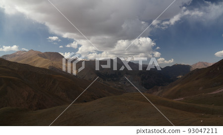 Panorama view to Tian Shan mountain and Coal Mine Kara-Keche, Naryn Province, Kyrgyzstan Panorama view to Tian Shan mountain and Coal Mine Kara-Keche, Naryn Province, Kyrgyzstan 93047211