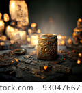 Digital art of ancient god artifact 93047667