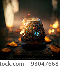 Digital art of ancient god artifact 93047668