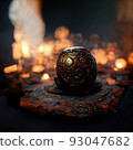 Digital art of ancient god artifact 93047682