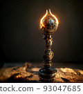 Digital art of ancient god artifact 93047685