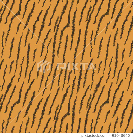 pattern texture tiger orange stripe repeated seamless black jungle safari 93048640