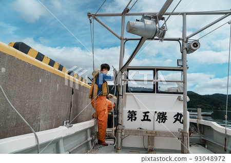 宮城縣石卷市負責漁業未來的年輕漁民 93048972
