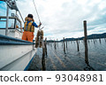 A young fisherman responsible for the future of the fishery industry in Ishinomaki City, Miyagi Prefecture 93048981