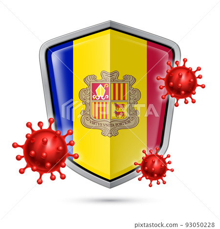 Shield Icon of Andorra 93050228