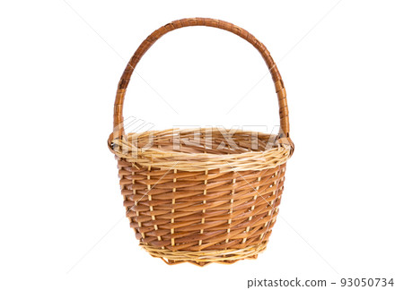 wicker basket isolated wicker basket isolated 93050734