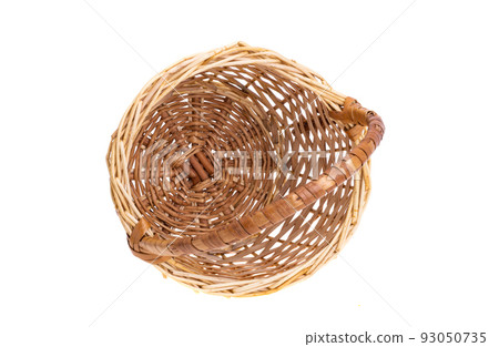 wicker basket isolated 93050735