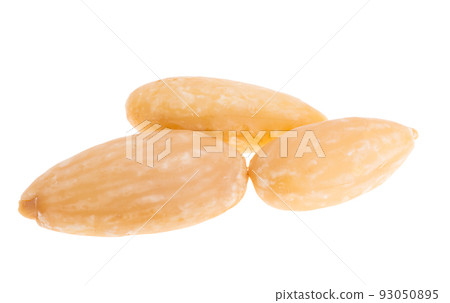 cashew nuts, almonds isolated 93050895