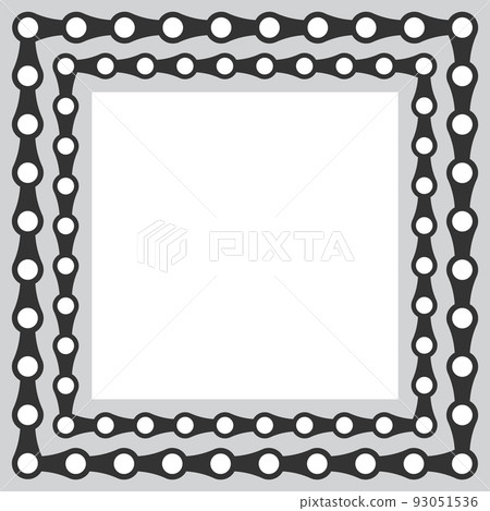 chain photo frame template chain photo frame template 93051536