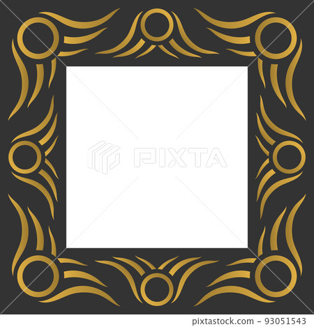 luxury circles and floral photo frame luxury circles and floral photo frame 93051543