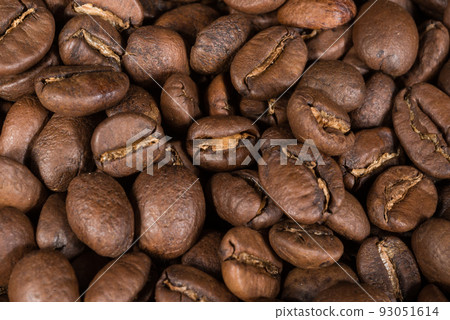 Bunch of coffee grains from Mexico Bunch of coffee grains from Mexico 93051614