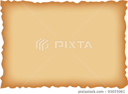 Parchment waste paper ancient paper nautical chart texture horizontal 93055061