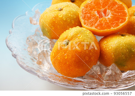 House mandarin orange studio shot House mandarin orange studio shot 93056557