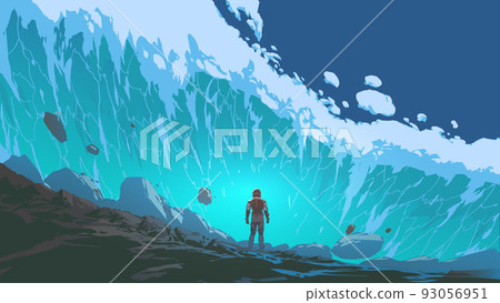 in the midst of the wave 93056951