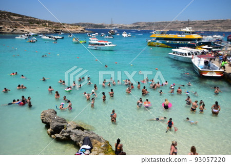 Blue Lagoon (Comino Island) Republic of Malta Mediterranean Sea Blue Lagoon (Comino Island) Republic of Malta Mediterranean Sea 93057220