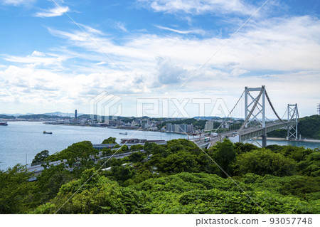 Kanmon Strait from Moji Port 93057748
