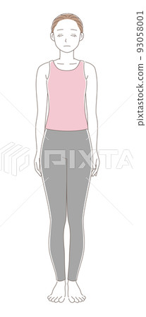 豐滿的女人全身插圖素材 豐滿的女人全身插圖素材 93058001