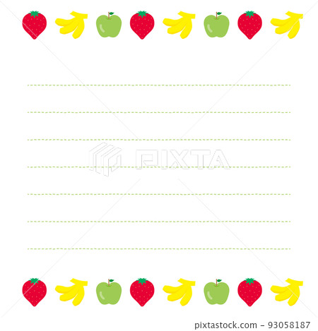 Flat and simple autumn notepad Flat and simple autumn notepad 93058187