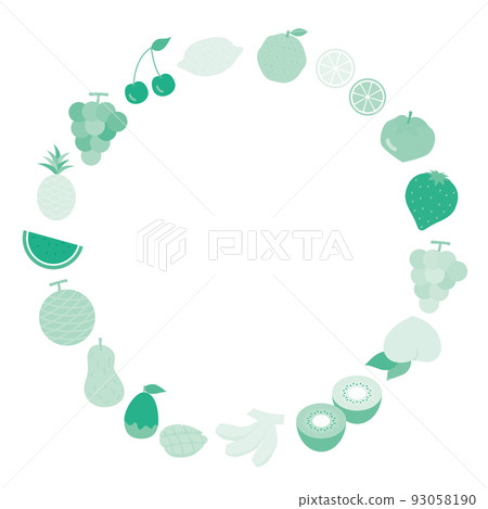 flat and simple fruit frame 93058190