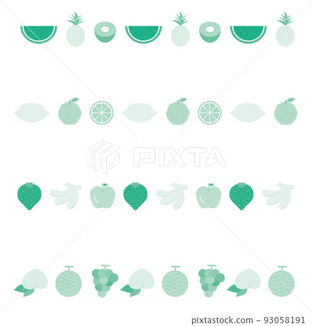 flat and simple fruit line 93058191