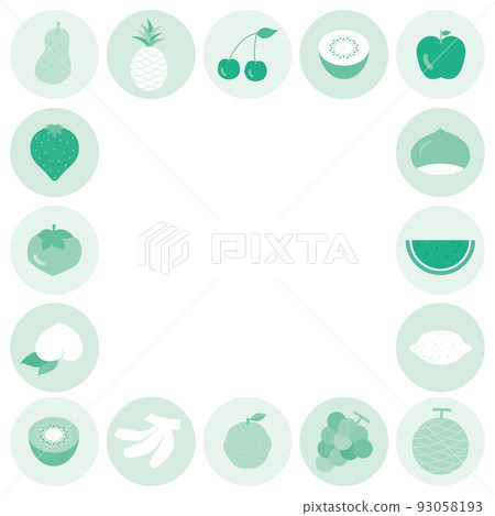 flat and simple fruit frame flat and simple fruit frame 93058193