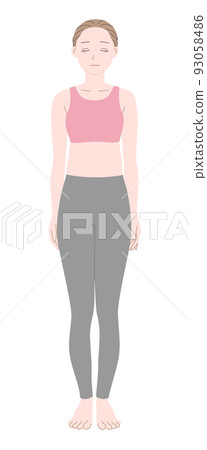 豐滿的女人全身插圖素材 豐滿的女人全身插圖素材 93058486