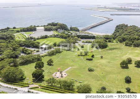 Misaki Park seen from Iwaki Marine Tower 93058570