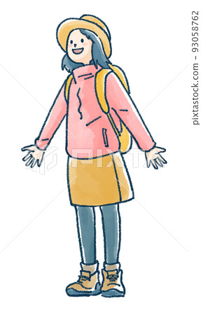 登山登山少女 登山登山少女 93058762