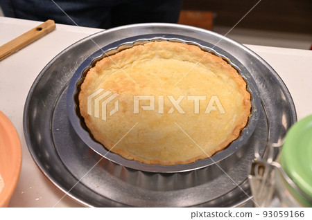 Preparing the tart dough in the kitchen Preparing the tart dough in the kitchen 93059166