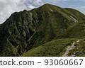 Usagidake seen from Mt. Kousagidake in the Southern Alps 93060667