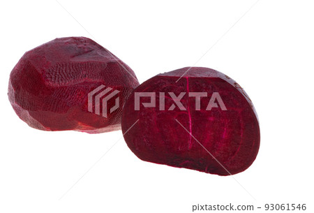 red beetroot isolated red beetroot isolated 93061546
