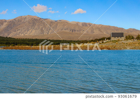 [Tekapo] Lake Tekapo Sunny 93061679