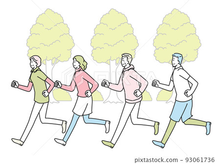 people jogging 93061736