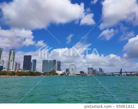 Day view of Bayside Marina in Miami, Florida USA Day view of Bayside Marina in Miami, Florida USA 93061822