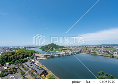 從犬山城眺望木曾川、犬山、各務原 從犬山城眺望木曾川、犬山、各務原 93061950