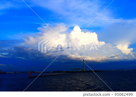 sky over the sea 93062499