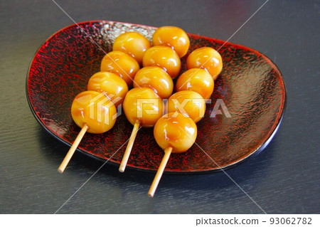 Mitarashi dumpling Mitarashi dumpling 93062782