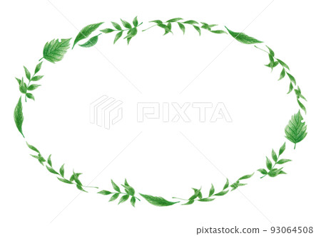 Leaf frame - Stock Illustration [93064508] - PIXTA