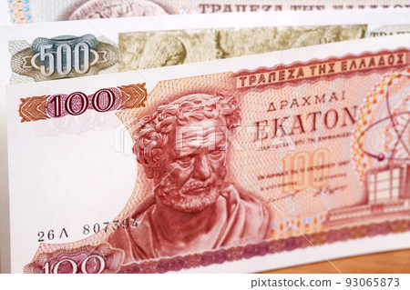 Old Greek money a business background Old Greek money a business background 93065873