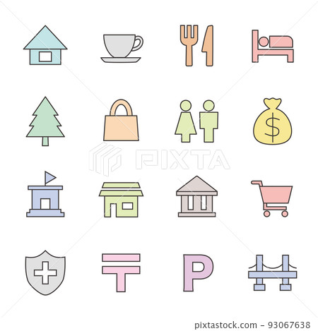 Map map location icon 93067638