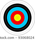 a shooting target for archery vector illustration on white background 93068024