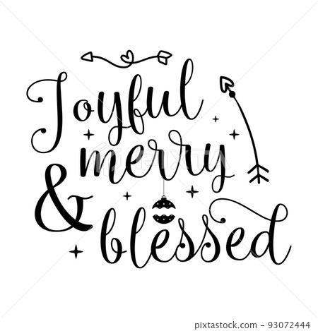 Joyful Merry and Blessed Hat Joyful Merry and Blessed Hat