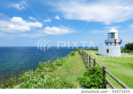 Rokkozaki lighthouse in summer, Suzu City, Ishikawa Prefecture, August 93073243