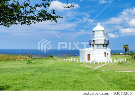 Rokkozaki lighthouse in summer, Suzu City, Ishikawa Prefecture, August 93073260